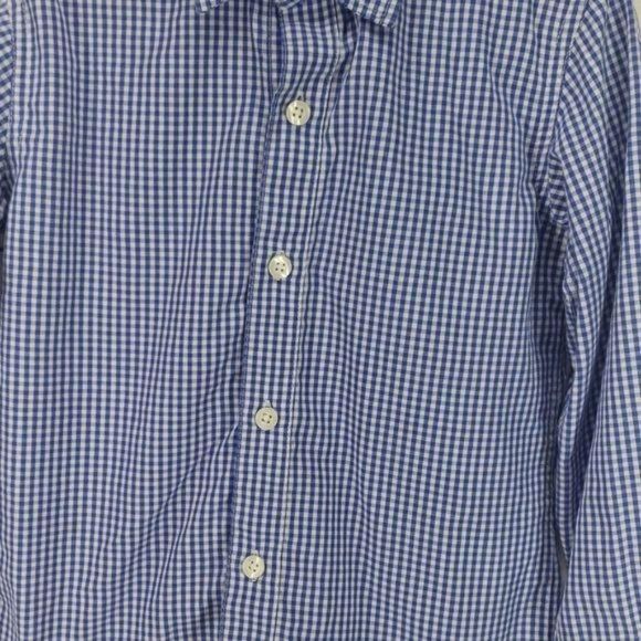 Class Club Toddler Blue Checkered Button Up shirt 4t - Picture 4 of 6